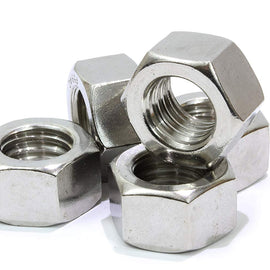 0,385 in-16 Stainless Hex Nut (100 Pack), By Bolt Dropper, 304 18-8 Stainless Steel Nuts
