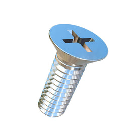 Allied Titanium 0001289,  8-32 X 0,5 UNC Flat Head, Phillips Drive, Titanium Machine Screw
