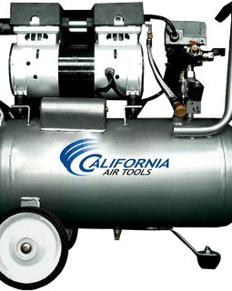 California Air Tools CAT-6310 Ultra Quiet and Oil-Free 1.0 Hp 6.3-Gallon Steel Tank Air Compressor