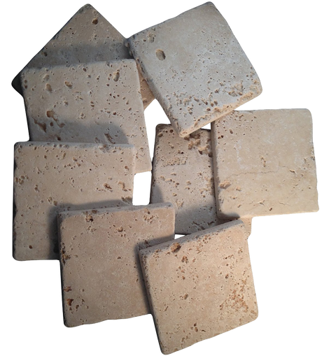 Coaster Travertine Porous Craft Tile in Ivory Color