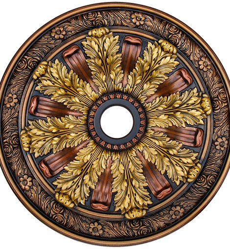 Fine Art Deco 24236 Hand Painted Ceiling Medallion