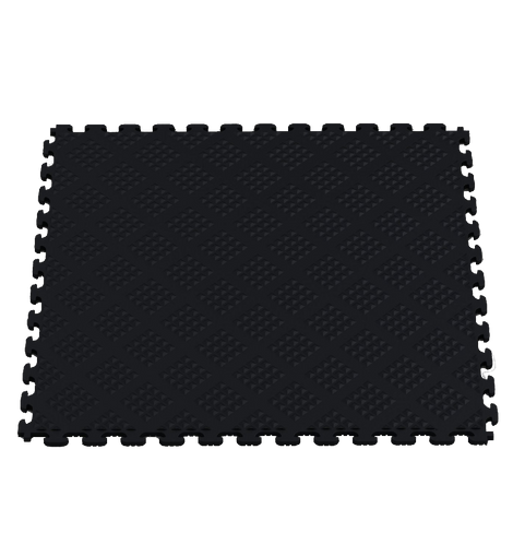 Norsk Stor NSMPRD6BLK Raised Diamond Multi Purpose PVC Flooring Black 6 Pack