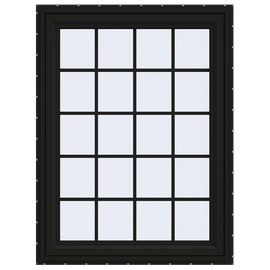 Series Left-Hand Casement Vinyl Window with Grids