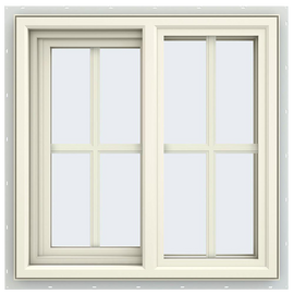 Series Left-Hand Sliding Vinyl Window with Grids