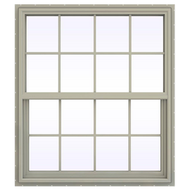 Series Single Hung Vinyl Window with Grids